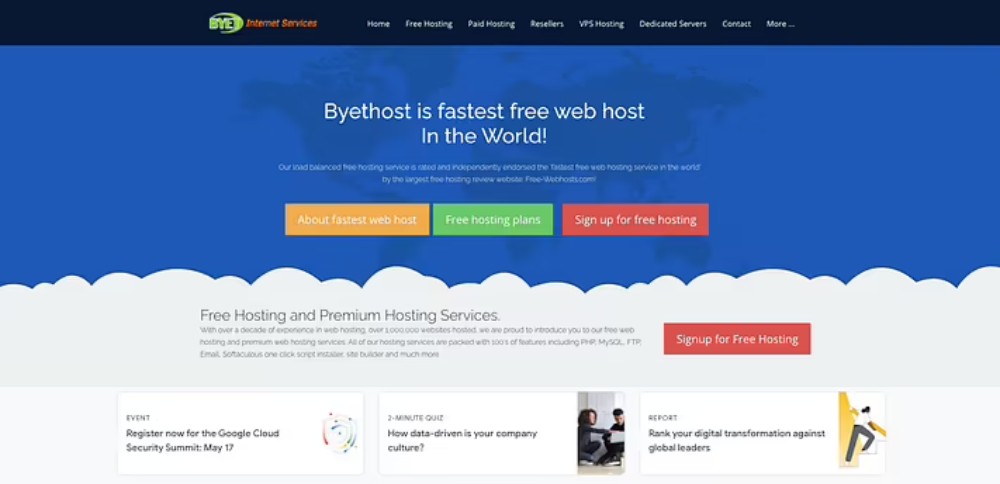 ByetHost hosting free