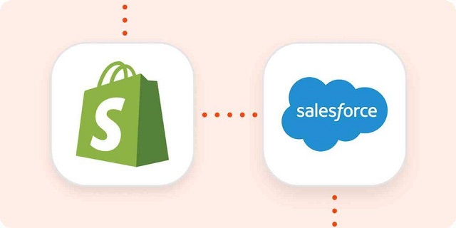 Shopify cho phép tích hợp với Salesforce CRM