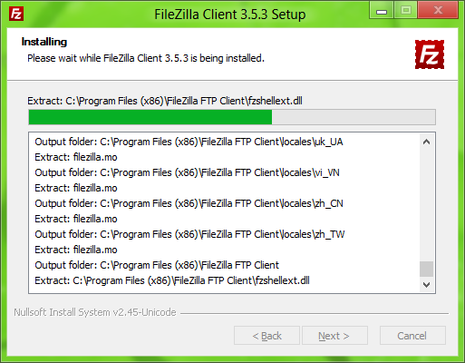 Cài đặt filezilla cho cá nhân hoặc tất cả người dùng-5.1