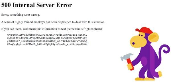 Loi 500 Internal Server Error tren YouTube