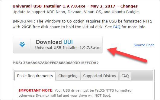 Cai dat Linux bang USB-2