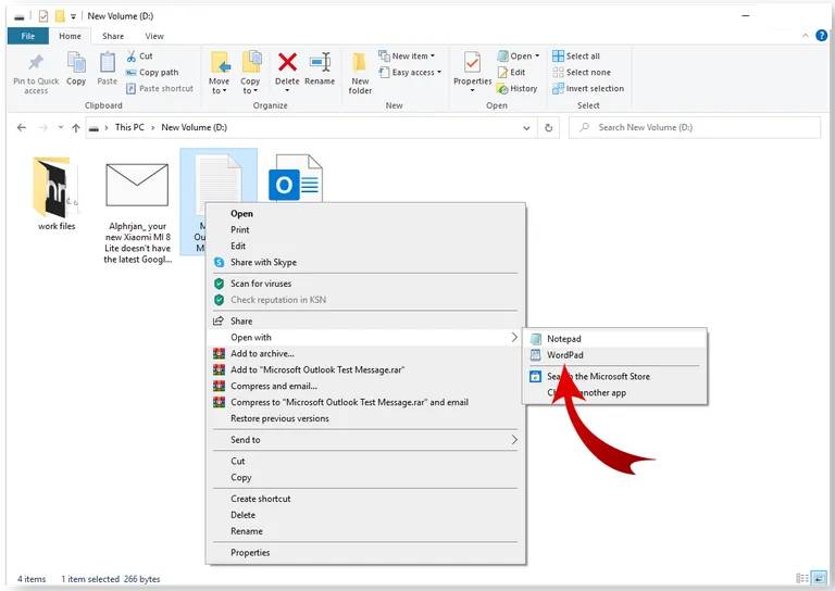 Cac phuong phap luu nhanh mot email trong Outlook-2.4
