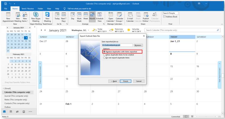 Huong dan Backup va Export email trong Outlook-10