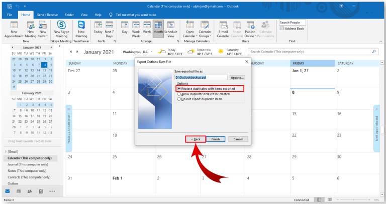 Huong dan Backup va Export email trong Outlook-11