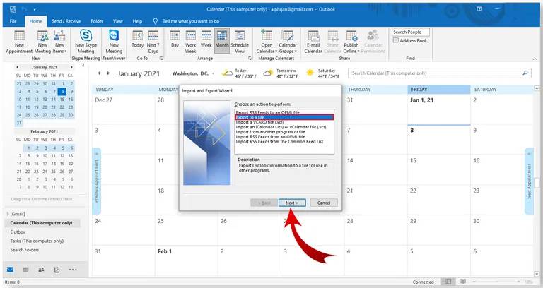 Huong dan Backup va Export email trong Outlook-5