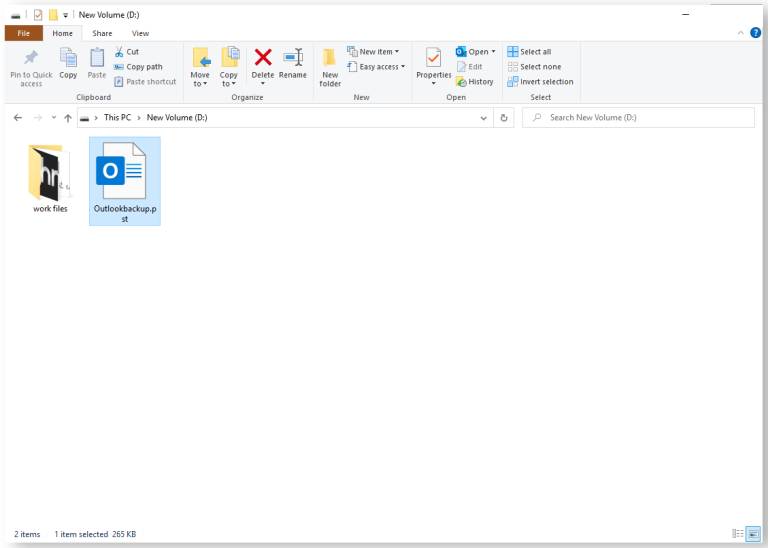 Huong dan truy cap vao cac email trong Outlook đa Export-1