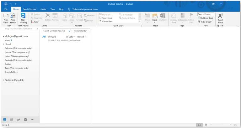 Huong dan truy cap vao cac email trong Outlook đa Export-6