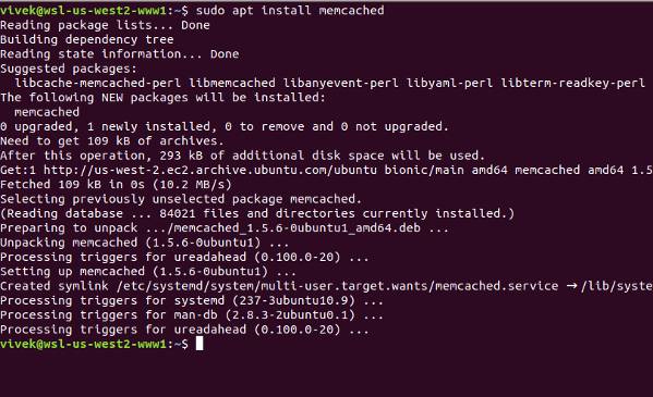 Cai dat memcached server tren Ubuntu