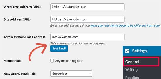 Thay doii Email Admin trong Website WordPress ma khong can xac minh (su dung Plugin)