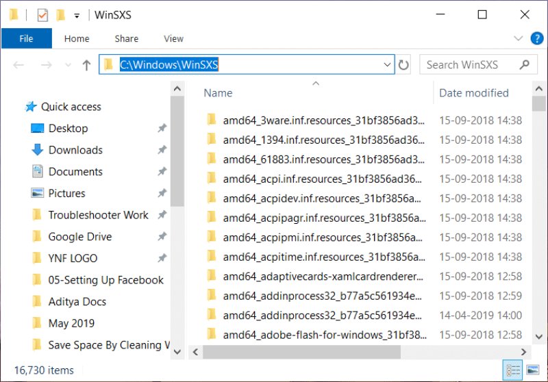 WinSxS là gì? Cách giải phóng thư mục WinSxS trên Windows 10