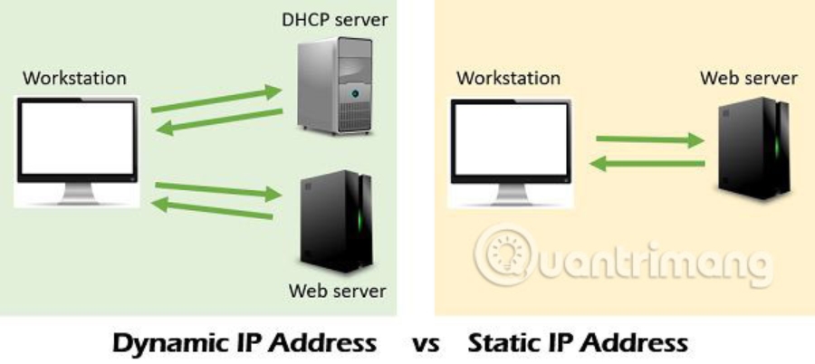 DHCP vs IP tĩnh
